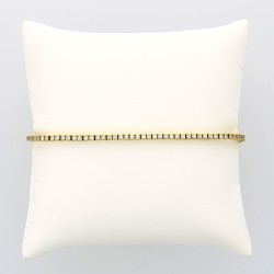 Bracelet rivière femme 86 diamants (1,41 carat) fermeture cliquet - or 18 carats 2