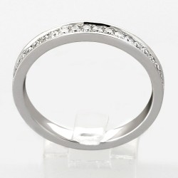 Alliance Femme or et diamants Mia 2