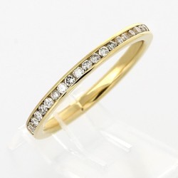 Alliance Femme or et diamants Nina 2