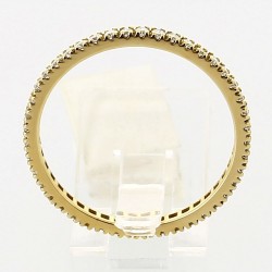 Alliance or et diamants Lara. Tour complet diamant - or 18 carats 2