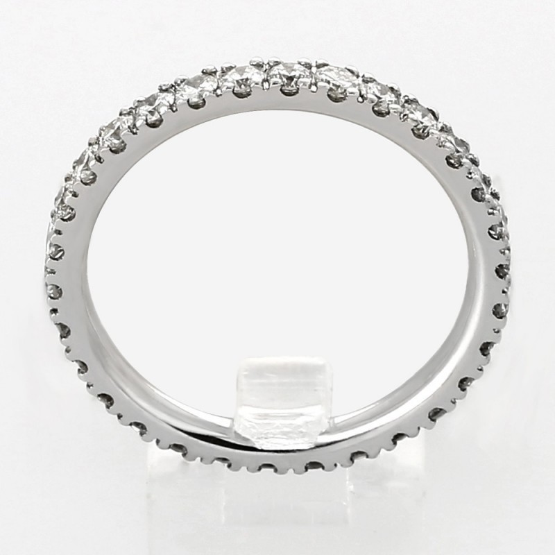 Alliance Femme or et diamants Dana, tour complet serti mini-griffes 31 diamants pour 1,01 carat - or 18 carats