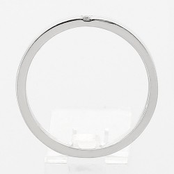 Alliance Femme or et diamants Inès, deux anneaux - or 18 carats - 2 diamants 2