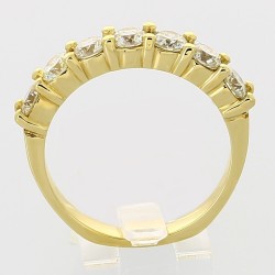 Alliance Femme or et diamants Alice, demi tour serti griffes diamants 1,40 carat - or 18 carats 2