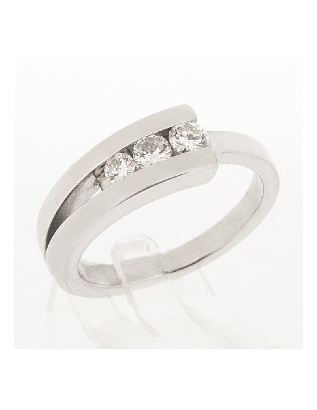 Bague 3 diamants trilogie Clearance