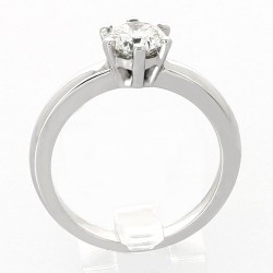 Solitaire or et diamant Lola , chaton 6 griffes - or 18 carats. 2