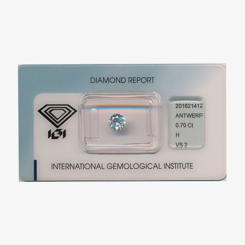 Diamant Rond 0,70ct H - VS2