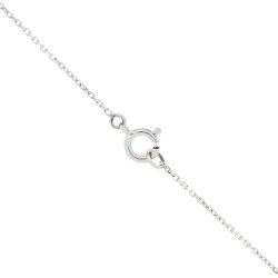 Collier pendentif avec motif triangle pavé de diamants pour 0,16 ct serti grains 2