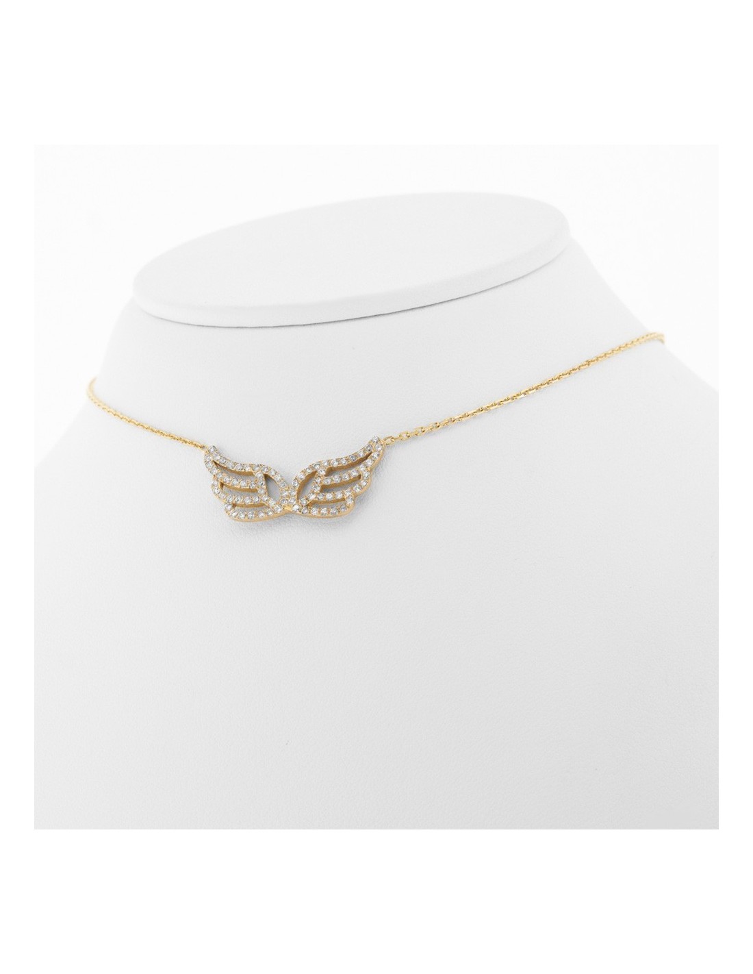 Collier Femme En Or Et Diamant Avec Pendentif Ailes D Ange Tellor Diamantaire Collier Femme En Or Et Diamant Avec Pendentif Ailes D Ange Tellor Diamantaire