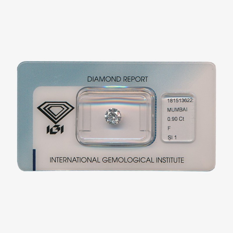 Diamant Rond 0,90 ct F - SI1