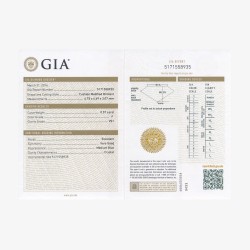 Diamant Cousin 0,57 ct F - VS1 2