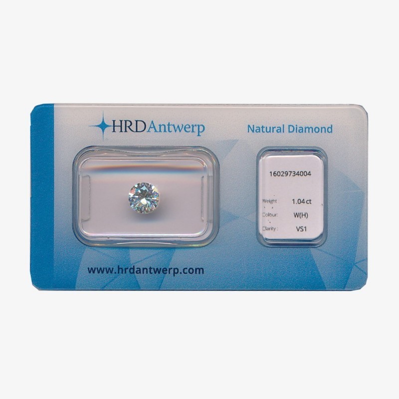 Diamant Rond de 1,04 ct H - VS1