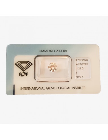 Diamant Rond 1.23 ct I - VVS 1