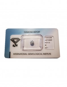 Diamant Rond 0,51ct E - SI 1