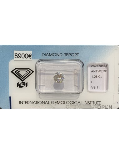 Diamant Rond 1,08ct I - VS1