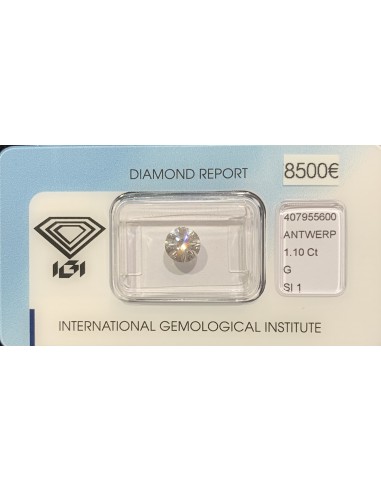 Diamant Rond 1,10ct G - SI1