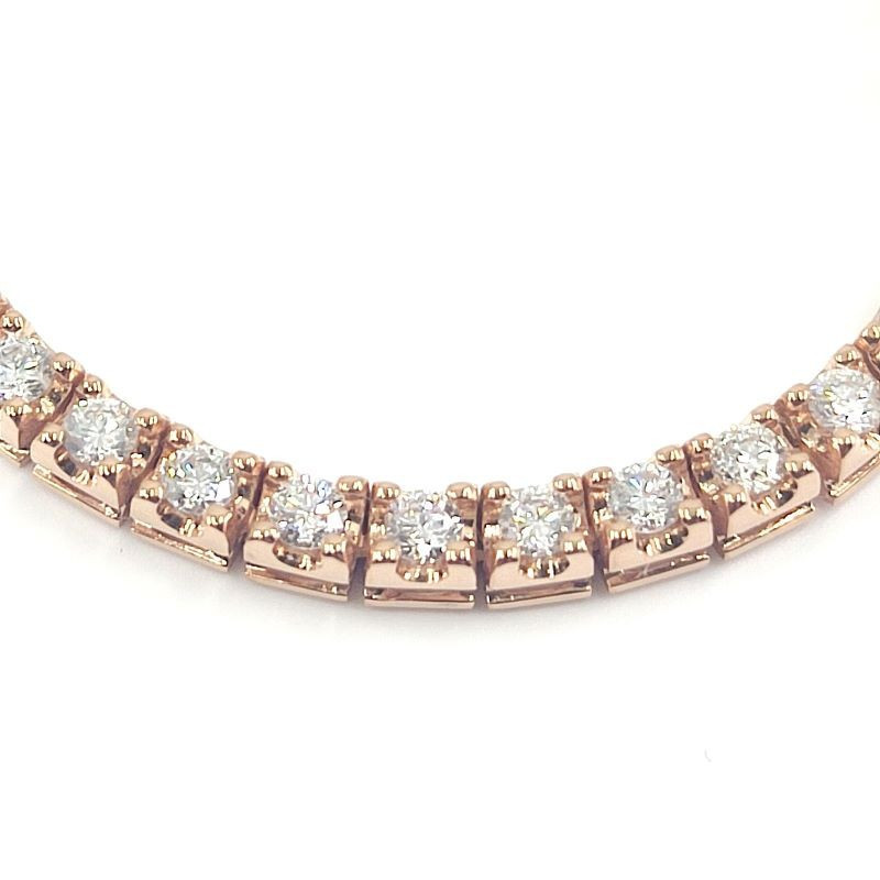 Collier or et diamants River
