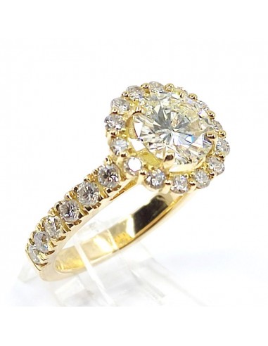 Bague or et diamants Crown