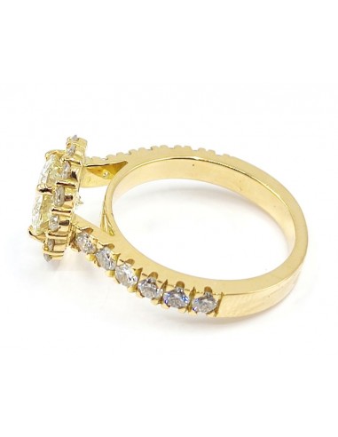 Bague or et diamants Crown