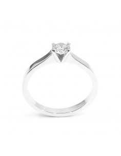 Solitaire diamant Victoria. 0,10 ct - or 18 carats 2