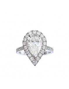 Solitaire diamants Geraldine