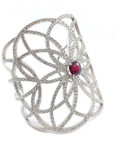 Bracelet Manchette Rosace