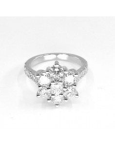 Bague diamants Flocon