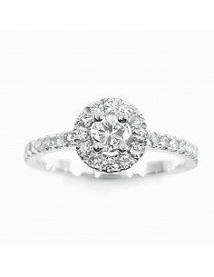 Solitaire or et diamants...