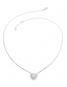 Collier diamants Coeur 2