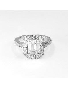 Solitaire diamants Céleste