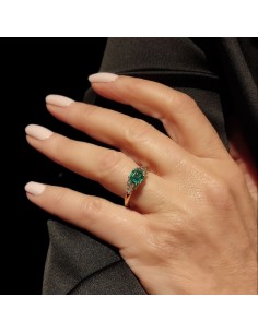Bague émeraude Ondine 2