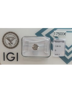 Diamant Rond 1.00 ct D VVS2