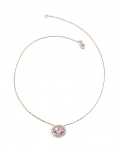 Collier Tourmaline rose 2