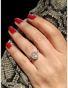 Bague diamant ovale Angèle 2