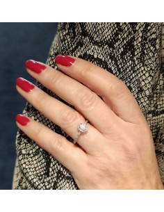 Bague diamant ovale Angèle... 2