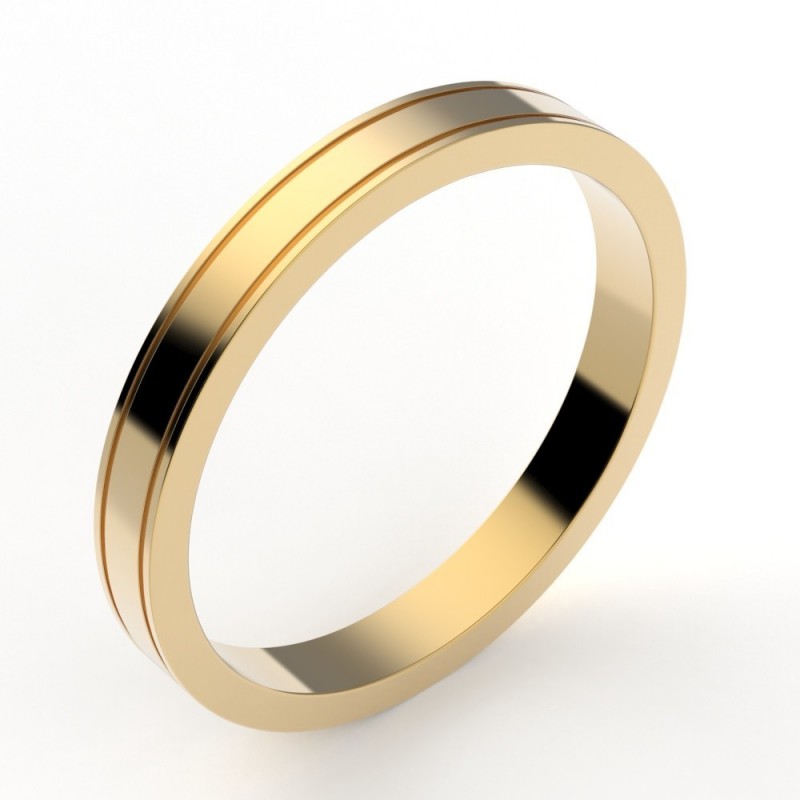 Alliance femme Josy 2,5 mm - or 18 carats