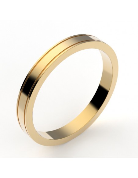 Alliance femme Josy 2,5 mm - or 18 carats