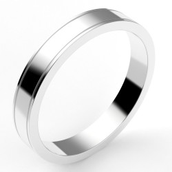 Alliance homme Nicolas,  3,5 mm - or 18 carats