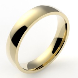 Alliance homme ruban 4,5 - or 18 carats - 4,5 mm 2