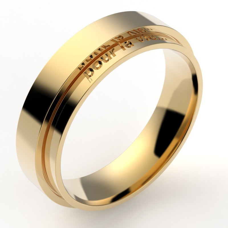 alliance homme or 24 carats