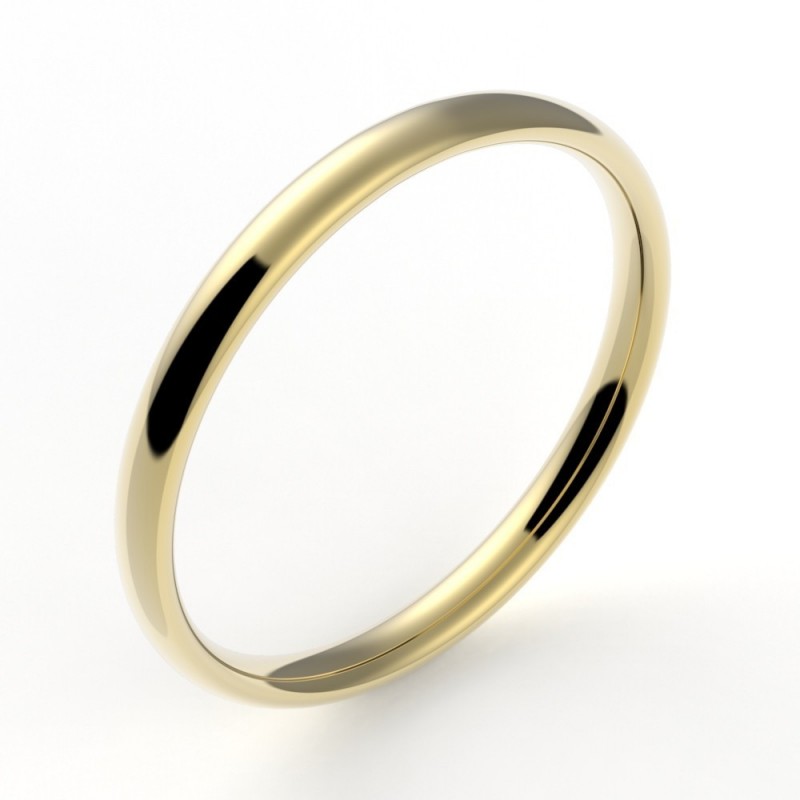 Alliance Femme Nombre d'Or 2 mm - or 18 carats Alliance Femme Nombre d'Or 2 mm - or 18 carats