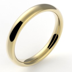 Alliance or Homme Nombre d'Or 3,5 mm - or 18 carats 2