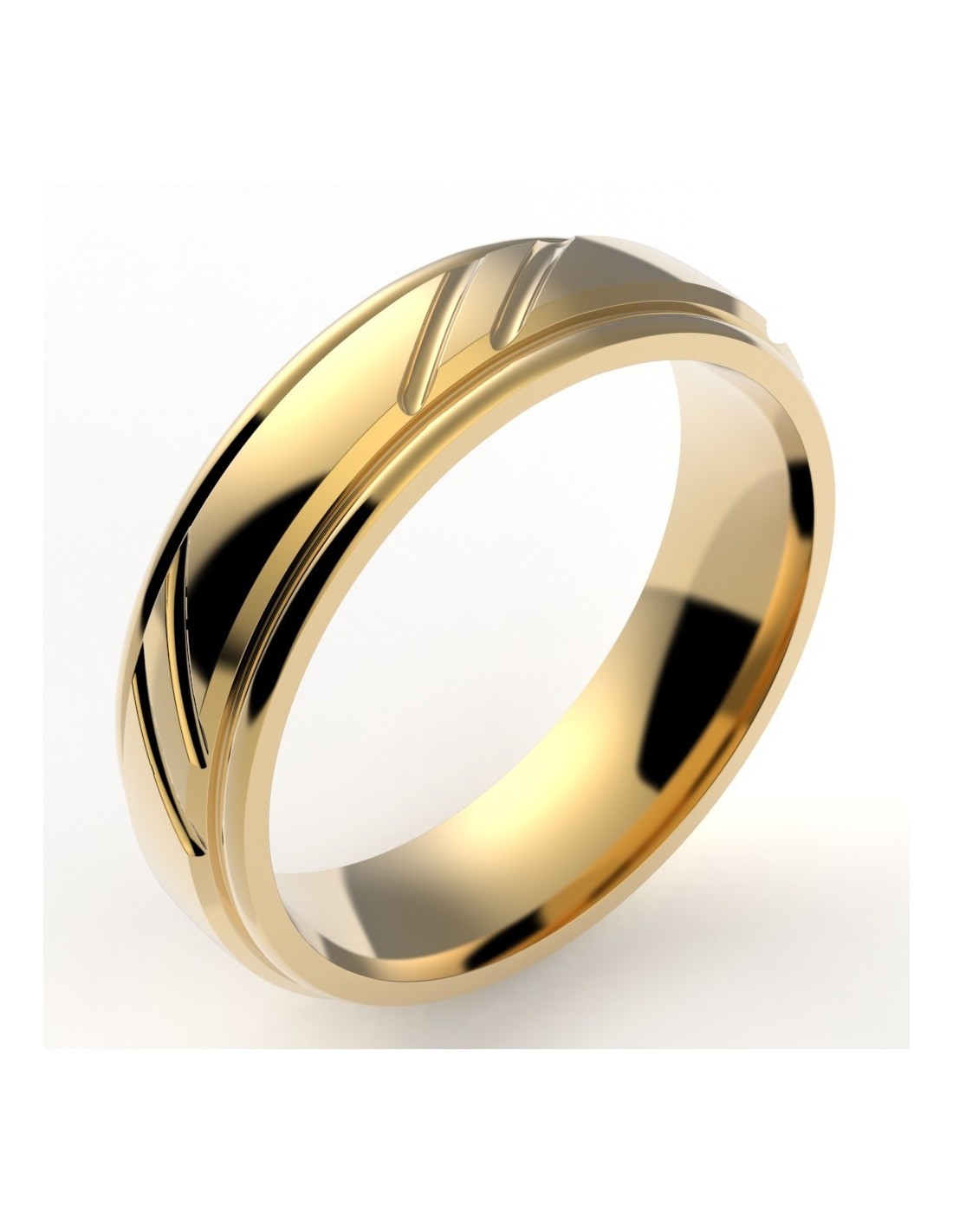 Alliance Homme en Or Kevin Tellor Diamantaire